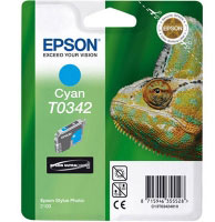 Epson T0342 Cyan UltraChrome Ink Cartridge (Chameleon) (C13T03424010)